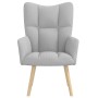 Sillón de relax tela gris nube en Sillones | Comprar online en Foru.es
