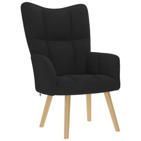 Sillón de relax de tela negro en Sillones | Comprar online en Foru.es