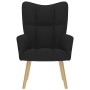 Sillón de relax de tela negro en Sillones | Comprar online en Foru.es