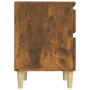 Mesita de noche roble ahumado 40x35x50 cm de vidaXL, Taquillas y armarios de almacenamiento - Ref: Foro24-821836, Precio: 33,...