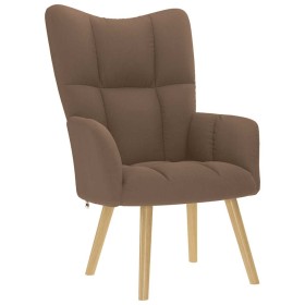Sillón de relax de tela marrón en Sillones | Comprar online en Foru.es
