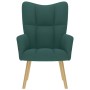 Sillón de relax de tela verde oscuro en Sillones | Comprar online en Foru.es