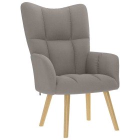 Sillón de relax de tela gris taupe en Sillones | Comprar online en Foru.es