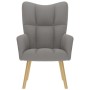 Sillón de relax de tela gris taupe en Sillones | Comprar online en Foru.es