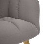 Sillón de relax de tela gris taupe en Sillones | Comprar online en Foru.es