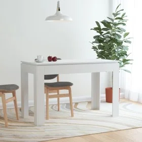 White plywood dining table 120x60x76 cm by vidaXL, Kitchen and dining tables - Ref: Foro24-800756, Price: 75,13 €, Discount: %