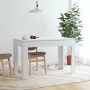 Mesa de comedor de madera contrachapada blanco 120x60x76 cm de vidaXL, Mesas de cocina y de comedor - Ref: Foro24-800756, Pre...