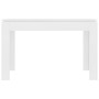 Mesa de comedor de madera contrachapada blanco 120x60x76 cm de vidaXL, Mesas de cocina y de comedor - Ref: Foro24-800756, Pre...