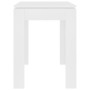 Mesa de comedor de madera contrachapada blanco 120x60x76 cm de vidaXL, Mesas de cocina y de comedor - Ref: Foro24-800756, Pre...
