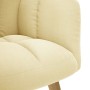 Sillón de relax de tela color crema en Sillones | Comprar online en Foru.es