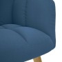 Sillón de relax de tela azul en Sillones | Comprar online en Foru.es