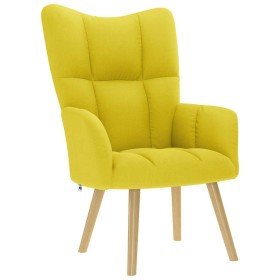 Sillón de relax de tela amarillo clara en Sillones | Comprar online en Foru.es