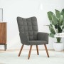 Sillón de relax de terciopelo gris oscuro en Sillones | Comprar online en Foru.es