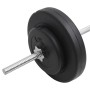 Juego de barra con pesas 30 kg de vidaXL, Peso libre - Ref: Foro24-93585, Precio: 115,94 €, Descuento: %