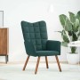 Sillón de relax de terciopelo verde oscuro en Sillones | Comprar online en Foru.es