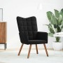 Sillón de relax de terciopelo negro en Sillones | Comprar online en Foru.es
