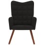 Sillón de relax de terciopelo negro en Sillones | Comprar online en Foru.es