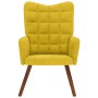 Sillón de relax terciopelo amarillo en Sillones | Comprar online en Foru.es