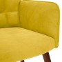 Sillón de relax terciopelo amarillo en Sillones | Comprar online en Foru.es