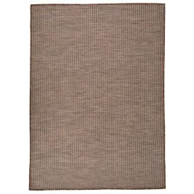 Alfombra de exterior de tejido plano marrón 200x280 cm de vidaXL, Alfombras - Ref: Foro24-340791, Precio: 97,47 €, Descuento: %