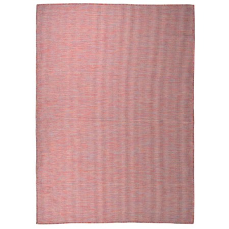 Alfombra de exterior de tejido plano rojo 200x280 cm de vidaXL, Alfombras - Ref: Foro24-340826, Precio: 101,16 €, Descuento: %