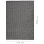 Alfombra de exterior de tejido plano gris 200x280 cm de vidaXL, Alfombras - Ref: Foro24-340777, Precio: 95,58 €, Descuento: %