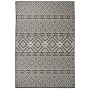 Alfombra de exterior de tejido plano rayas negras 160x230 cm de vidaXL, Alfombras - Ref: Foro24-340853, Precio: 66,43 €, Desc...