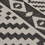 Alfombra de exterior de tejido plano rayas negras 160x230 cm de vidaXL, Alfombras - Ref: Foro24-340853, Precio: 66,43 €, Desc...