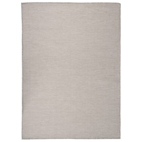 Alfombra de exterior de tejido plano gris taupe 200x280 cm de vidaXL, Alfombras - Ref: Foro24-340784, Precio: 105,89 €, Descu...