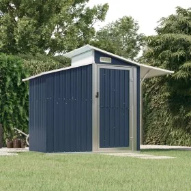 Cobertizo de jardín acero galvanizado antracita 270x130x208,5cm de vidaXL, Cobertizos - Ref: Foro24-316244, Precio: 325,74 €,...