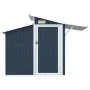 Cobertizo de jardín acero galvanizado antracita 270x130x208,5cm de vidaXL, Cobertizos - Ref: Foro24-316244, Precio: 325,74 €,...