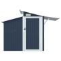 Cobertizo de jardín acero galvanizado antracita 270x130x208,5cm de vidaXL, Cobertizos - Ref: Foro24-316244, Precio: 329,13 €,...