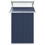 Cobertizo de jardín acero galvanizado antracita 270x130x208,5cm de vidaXL, Cobertizos - Ref: Foro24-316244, Precio: 329,13 €,...