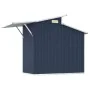 Cobertizo de jardín acero galvanizado antracita 270x130x208,5cm de vidaXL, Cobertizos - Ref: Foro24-316244, Precio: 325,74 €,...