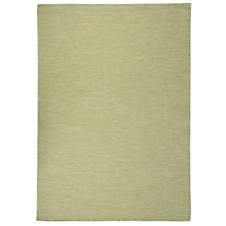Alfombra de exterior de tejido plano verde 200x280 cm de vidaXL, Alfombras - Ref: Foro24-340812, Precio: 94,10 €, Descuento: %