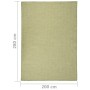 Alfombra de exterior de tejido plano verde 200x280 cm de vidaXL, Alfombras - Ref: Foro24-340812, Precio: 94,10 €, Descuento: %