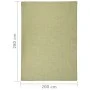 Alfombra de exterior de tejido plano verde 200x280 cm de vidaXL, Alfombras - Ref: Foro24-340812, Precio: 88,81 €, Descuento: %
