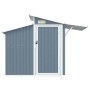 Cobertizo de jardín acero galvanizado gris 270x130x208,5 cm de vidaXL, Cobertizos - Ref: Foro24-316243, Precio: 347,32 €, Des...