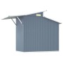 Cobertizo de jardín acero galvanizado gris 270x130x208,5 cm de vidaXL, Cobertizos - Ref: Foro24-316243, Precio: 347,32 €, Des...