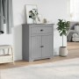 Mueble de entrada BODO gris 80x35x90 cm en Baúles de almacenamiento | Comprar online en Foru.es