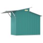 Cobertizo de jardín acero galvanizado verde 270x130x208,5 cm de vidaXL, Cobertizos - Ref: Foro24-316242, Precio: 305,50 €, De...