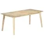 Solid mango wood dining table 180x90x76 cm by vidaXL, Kitchen and dining tables - Ref: Foro24-282720, Price: 340,16 €, Discou...