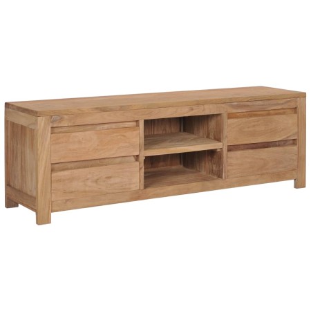 Mueble para TV de teca maciza 115x30x40 cm de vidaXL, Muebles TV - Ref: Foro24-282846, Precio: 312,91 €, Descuento: %