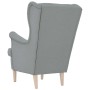 Sillón de tela gris claro 74x84x100 cm en Sillones | Comprar online en Foru.es