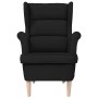 Sillón de tela negro 74x84x100 cm en Sillones | Comprar online en Foru.es