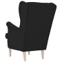 Sillón de tela negro 74x84x100 cm en Sillones | Comprar online en Foru.es