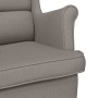 Sillón de tela gris taupe 74x84x100 cm en Sillones | Comprar online en Foru.es