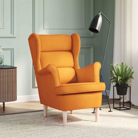 Sillón de tela amarillo oscuro 74x84x100 cm en Sillones | Comprar online en Foru.es