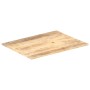 Superficie de mesa madera maciza de mango 15-16 mm 80x60 cm de vidaXL, Tableros para mesas - Ref: Foro24-286011, Precio: 73,9...