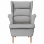 Sillón de tela gris nube 74x84x100 cm en Sillones | Comprar online en Foru.es
